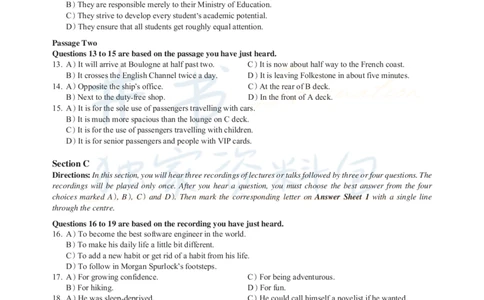 2014年12月大学英语6级真题及解析（卷一）(新题型)_英语四六级保存避免失效_最新更新，视频都在这_2026、6月四级速转存易和谐_四六级真题+资料包_六级真题_2007-2015年六级真题及答案解析