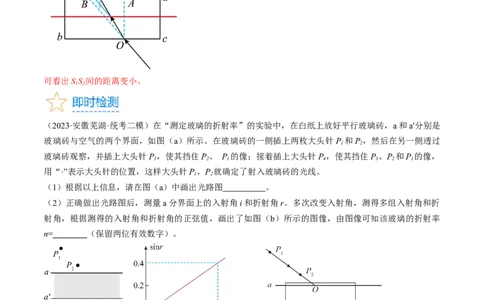 考点66光学实验（解析版）_04高考物理_通用版（老高考）复习资料_2024年复习资料_完备战2024年高考物理一轮复习考点帮（全国通用）_答案解析版