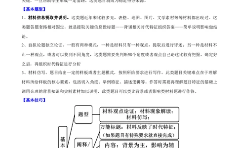 重难点24开放性论述题解答技巧（原卷版）_07高考历史_2024年新高考资料_3.2024专项复习_2024年高考历史热点&middot;重点&middot;难点专练（新高考专用）