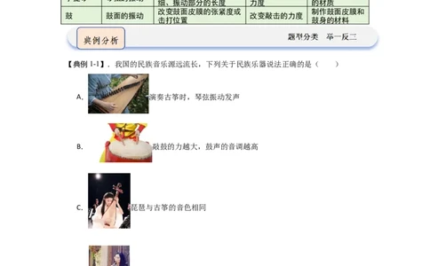 1.5跨学科实践&mdash;&mdash;乐器的调查与制作（知识解读）（原卷版）_8上-初中物理苏科版(4)_03讲义