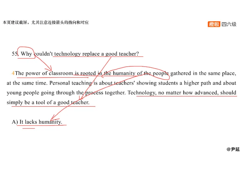 08.阅读精讲精练8_英语四六级保存避免失效_最新更新，视频都在这_2026、6月四级速转存易和谐_0、2025年12月四级_06.橙啦四级全程班石雷鹏_03.解题技巧+专项带练_03.阅读精讲精练_资料