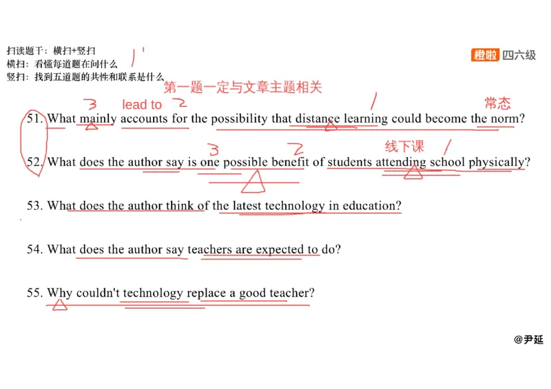 08.阅读精讲精练8_英语四六级保存避免失效_最新更新，视频都在这_2026、6月四级速转存易和谐_0、2025年12月四级_06.橙啦四级全程班石雷鹏_03.解题技巧+专项带练_03.阅读精讲精练_资料