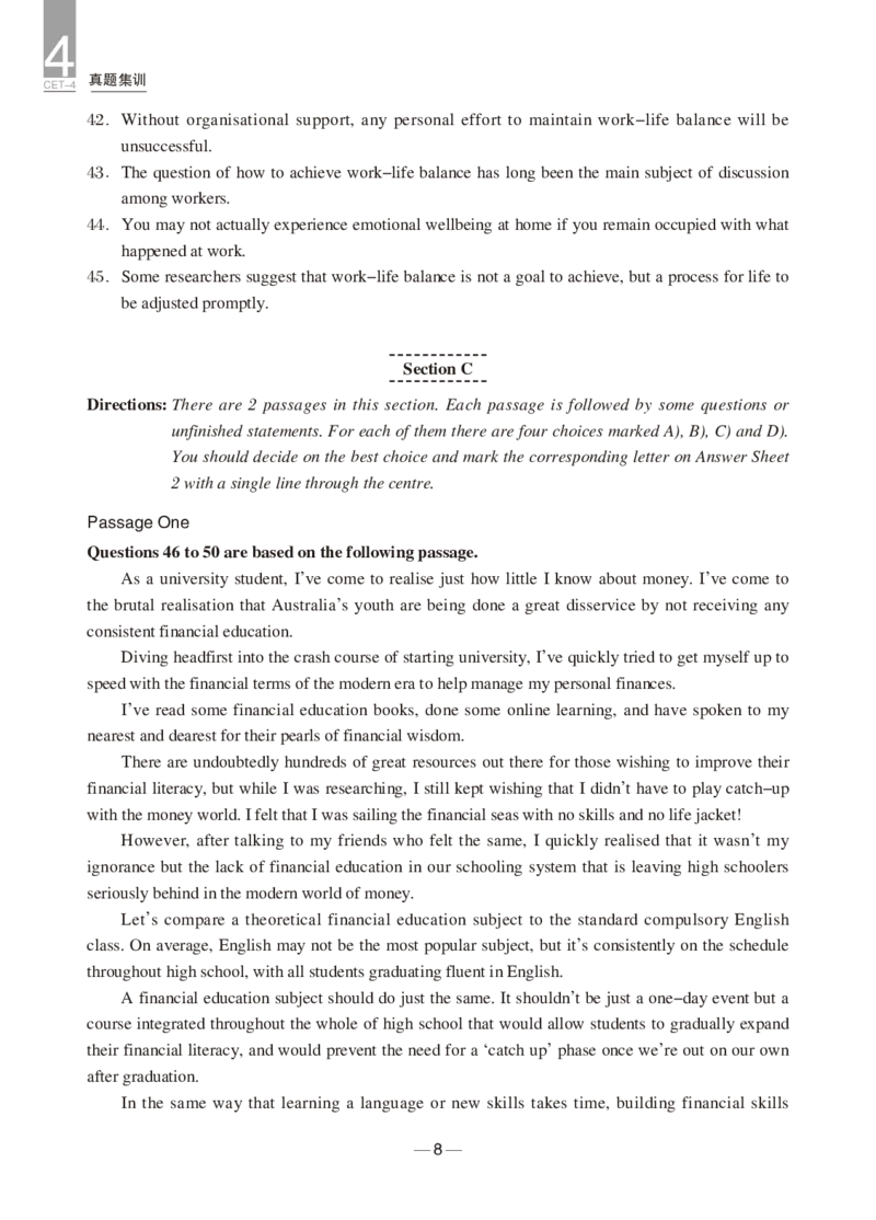 2024年12月四级真题+解析第1套_英语四六级保存避免失效_最新更新，视频都在这_2026、6月四级速转存易和谐_0、2025年12月四级_04.笑过四级全程班周思成_00.讲义_四级真题