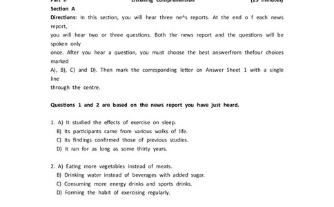 2022年6月英语四级真题第一套_英语四六级保存避免失效_最新更新，视频都在这_2026、6月四级速转存易和谐_新大学英语2025.6月4.6级真题_※1.四级历年真题、解析及听力_2022年06月CET4