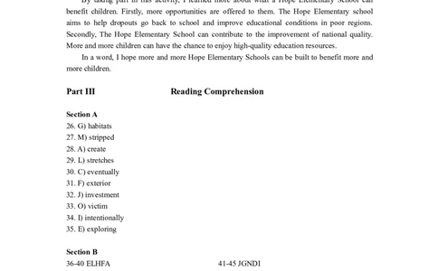 2019年6月份四级（第三套）答案_英语四六级保存避免失效_最新更新，视频都在这_2026、6月四级速转存易和谐_新大学英语2025.6月4.6级真题_※1.四级历年真题、解析及听力_2019年06月CET4