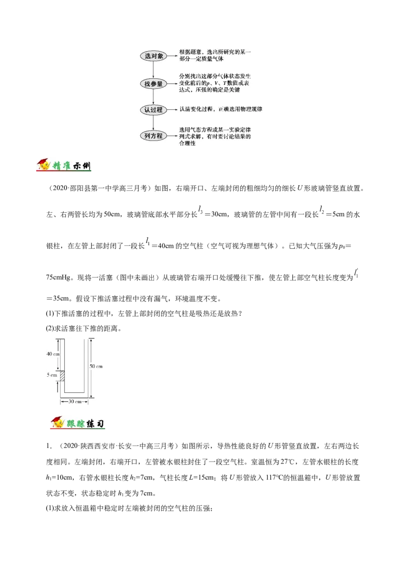 解密16热学（原卷版）-高频考点解密2021年高考物理二轮复习讲义+分层训练_04高考物理_新高考复习资料_2021年新高考资料_高频考点解密2021年高考物理二轮复习讲义+分层训练