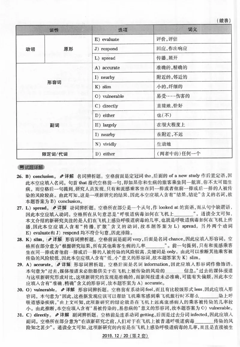 2019.12四级真题解析第2套_英语四六级保存避免失效_最新更新，视频都在这_2026、6月四级速转存易和谐_新大学英语2025.6月4.6级真题_※1.四级历年真题、解析及听力_2.2017-2024年（新题型）