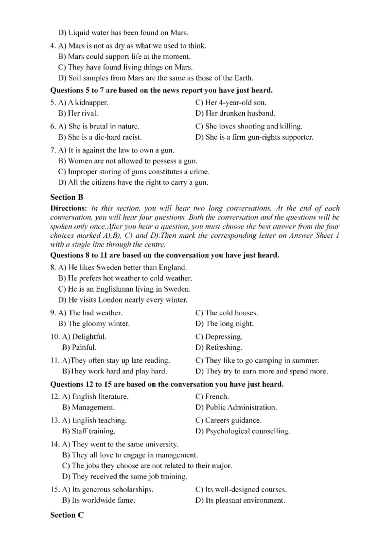 2015年06月四级真题第3套可复制可搜索_英语四六级保存避免失效_最新更新，视频都在这_2026，6月六级速转存易和谐_0、2025年12月六级_00.学丞六级全程班刘晓燕_00讲义资料_真题PDF