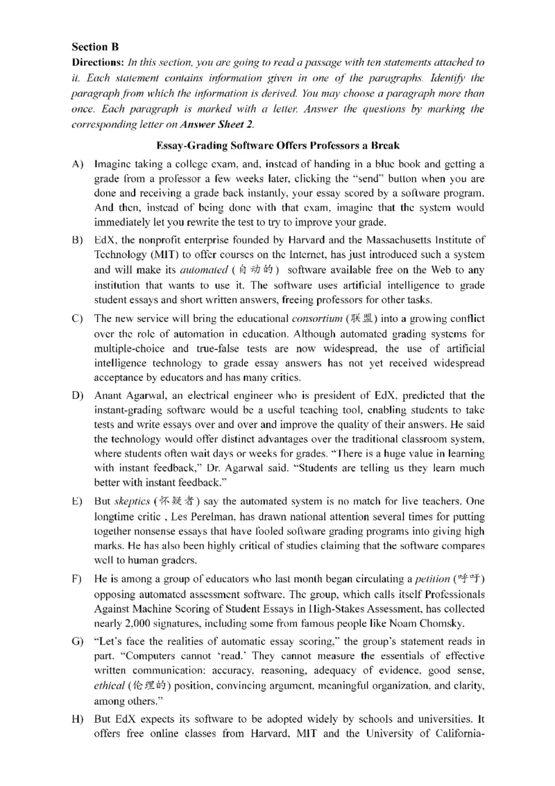 2015年06月四级真题第3套可复制可搜索_英语四六级保存避免失效_最新更新，视频都在这_2026，6月六级速转存易和谐_0、2025年12月六级_00.学丞六级全程班刘晓燕_00讲义资料_真题PDF
