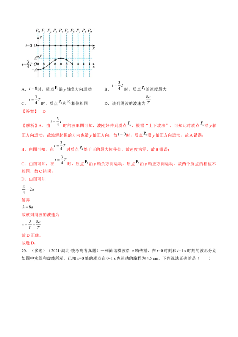 考点62机械波（解析版）_04高考物理_通用版（老高考）复习资料_2024年复习资料_完备战2024年高考物理一轮复习考点帮（全国通用）_答案解析版