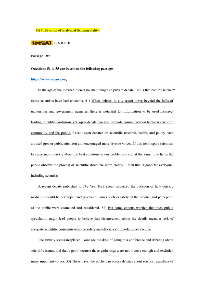 2022年6月四级真题+答案（共3套）_英语四六级保存避免失效_最新更新，视频都在这_2026、6月四级速转存易和谐_0、2025年12月四级_00.学丞四级全程班刘晓燕_00讲义资料_2022年真题+答案