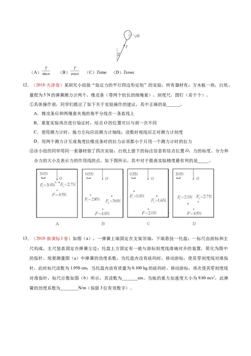 解密02相互作用（原卷版）-备战2021年高考物理高频考点解密_04高考物理_新高考复习资料_2021年新高考资料_高频考点解密2021年高考物理二轮复习讲义+分层训练