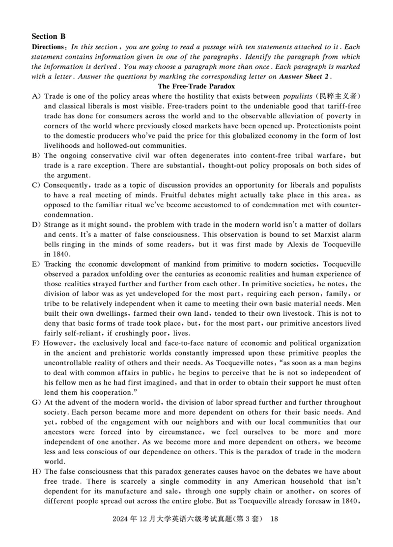 2024年12月六级真题试题_英语四六级保存避免失效_最新更新，视频都在这_2026、6月四级速转存易和谐_0、2025年12月四级_00.学丞四级全程班刘晓燕_00讲义资料_四六级历年真题汇总