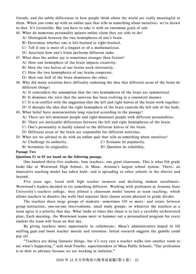 2024年12月六级真题试题_英语四六级保存避免失效_最新更新，视频都在这_2026、6月四级速转存易和谐_0、2025年12月四级_00.学丞四级全程班刘晓燕_00讲义资料_四六级历年真题汇总