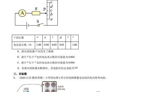 考点巩固卷64电路故障分析模型（原卷版）_04高考物理_新高考复习资料_2024新高考复习资料_一轮复习资料_完2024年高考物理一轮复习考点通关卷（新高考通用）_考点巩固卷_电磁部分