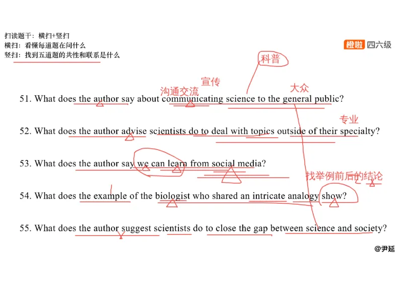 07.阅读精讲精练7_英语四六级保存避免失效_最新更新，视频都在这_2026，6月六级速转存易和谐_0、2025年12月六级_06.橙啦六级全程班石雷鹏_03.真题技巧+专项带练_03.阅读精讲精练_资料