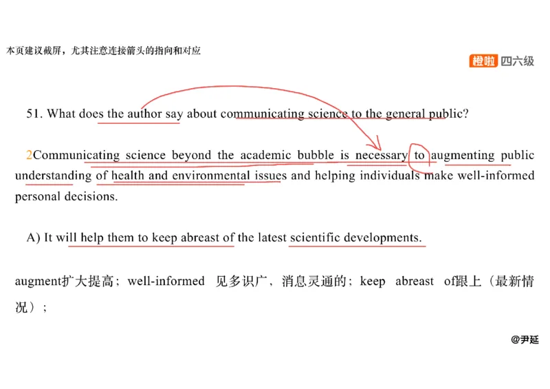 07.阅读精讲精练7_英语四六级保存避免失效_最新更新，视频都在这_2026，6月六级速转存易和谐_0、2025年12月六级_06.橙啦六级全程班石雷鹏_03.真题技巧+专项带练_03.阅读精讲精练_资料