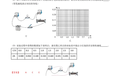考点42实验九描绘小电珠的伏安特性曲线-（核心考点精讲+分层精练）（解析版）_04高考物理_新高考复习资料_2024新高考复习资料_一轮复习资料