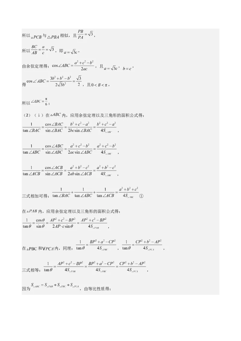 高考仿真重难点训练06解三角形（解析版）_2025年新高考资料_一轮复习_2025年高考数学一轮复习《重难点题型与知识梳理&bull;高分突破》（新高考专用）