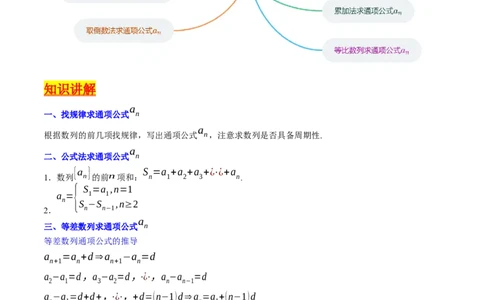 专题17数列的通项公式（教师版）_通用版（老高考）复习资料_2024年复习资料_完备战2024年高考数学一轮复习考点帮（全国通用）_核心考点讲练