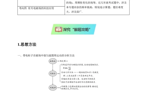 计算3带电粒子在电磁场中的运动（解析版）_04高考物理_2025年新高考资料_二轮复习_模型与方法2025届高考物理二轮复习热点题型归类340322924