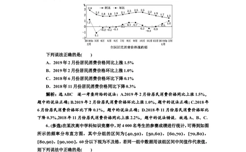 课时跟踪检测（五十一）统计作业_02高考数学_新高考复习资料_2022年新高考资料_2022届一轮复习讲练结合_第九章统计与统计案例_第一节统计