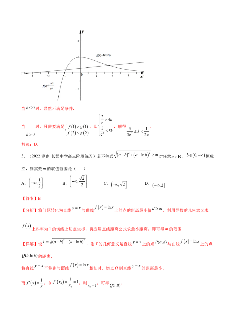 重难点02五种导数及其应用中的数学思想（核心考点讲与练）-2023年高考数学一轮复习核心考点讲与练（新高考专用）(解析版）_02高考数学_新高考复习资料_2023年新高考资料_一轮复习