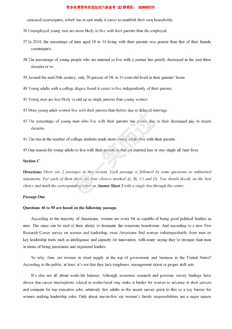 2019年6月四级真题第二套_英语四六级保存避免失效_最新更新，视频都在这_2026、6月四级速转存易和谐_0、2025年12月四级_04.笑过四级全程班周思成_00.讲义_四级真题_2019年四级真题
