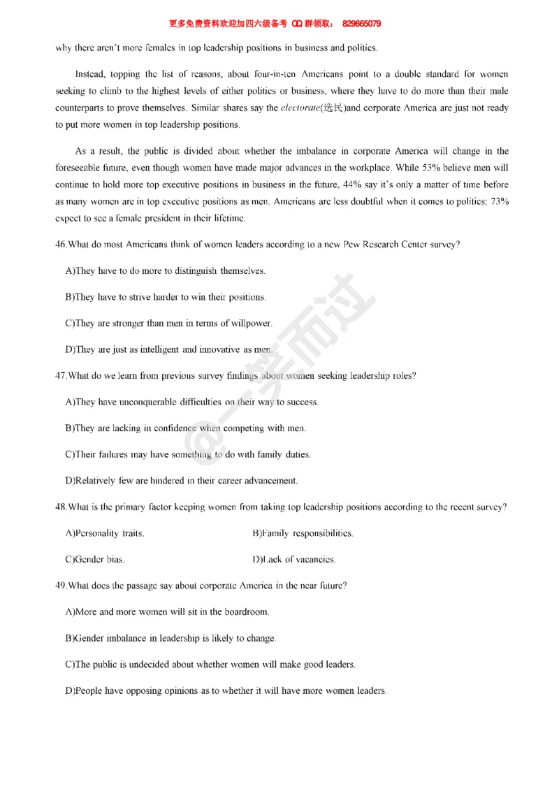 2019年6月四级真题第二套_英语四六级保存避免失效_最新更新，视频都在这_2026、6月四级速转存易和谐_0、2025年12月四级_04.笑过四级全程班周思成_00.讲义_四级真题_2019年四级真题