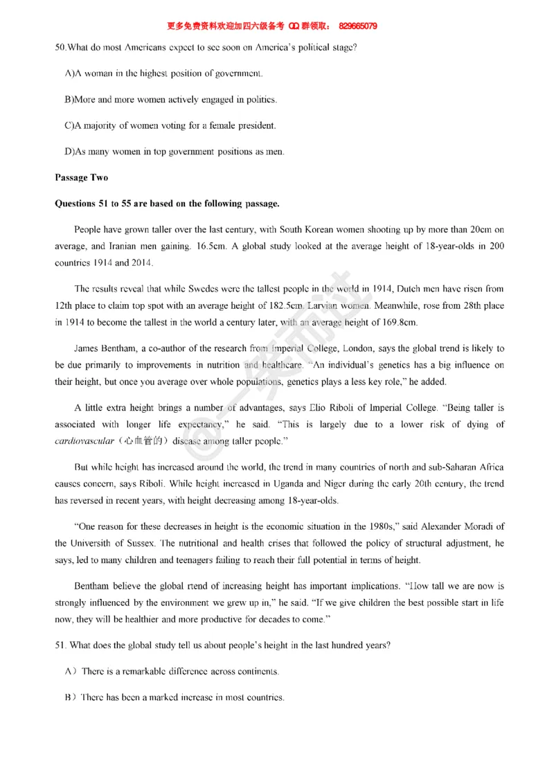 2019年6月四级真题第二套_英语四六级保存避免失效_最新更新，视频都在这_2026、6月四级速转存易和谐_0、2025年12月四级_04.笑过四级全程班周思成_00.讲义_四级真题_2019年四级真题