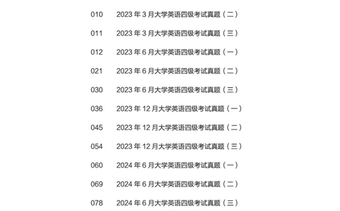 02.四级真题_英语四六级保存避免失效_最新更新，视频都在这_2026、6月四级速转存易和谐_0、2025年12月四级_05.有道四级全程班曲根等_01.电子讲义+真题_01.电子讲义_01.四级小白班