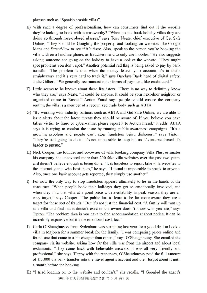 2022.06四级真题第2套可复制可搜索，打印首选_英语四六级保存避免失效_最新更新，视频都在这_2026、6月四级速转存易和谐_新大学英语2025.6月4.6级真题_※1.四级历年真题、解析及听力