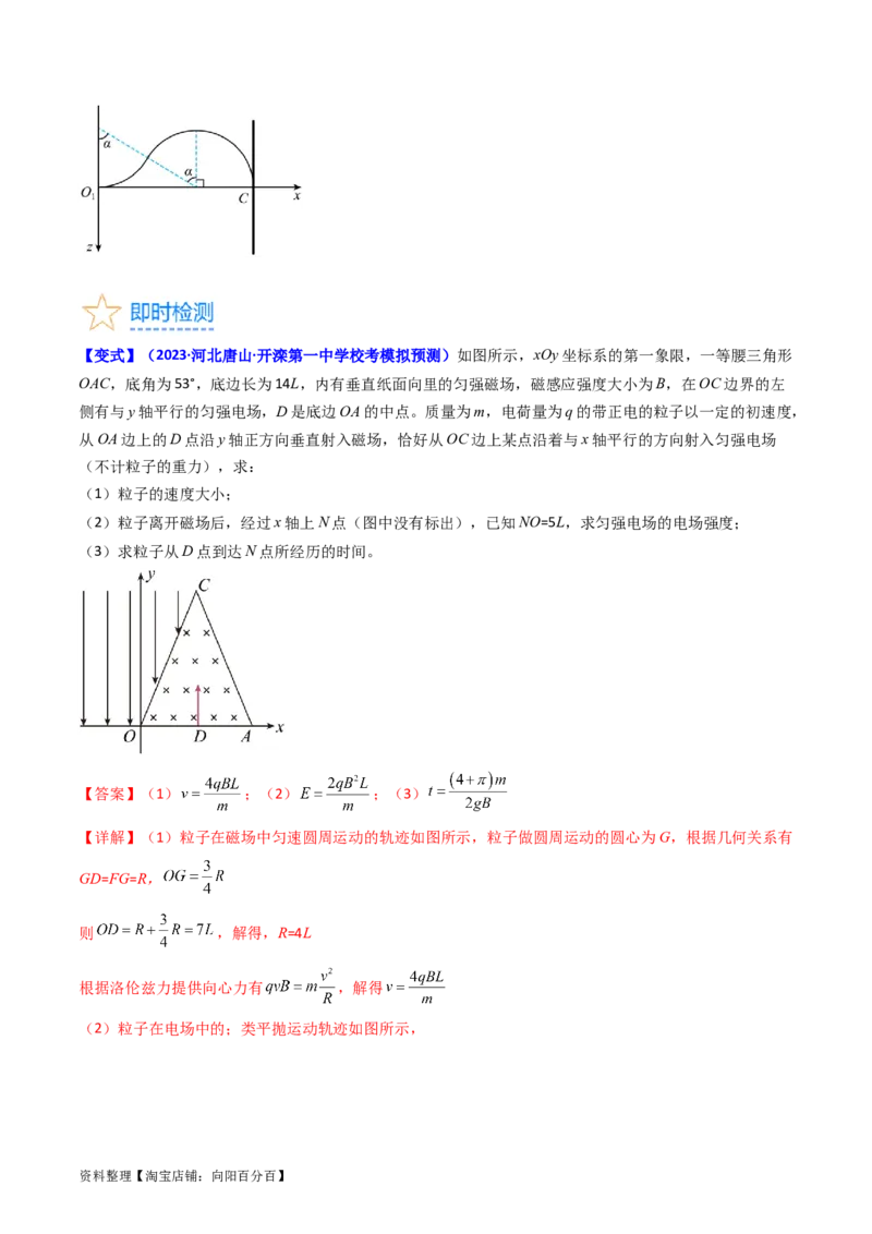 考点48带电粒子在复合场中的运动（核心考点精讲+分层精练）解析版_04高考物理_新高考复习资料_2024新高考复习资料_一轮复习资料