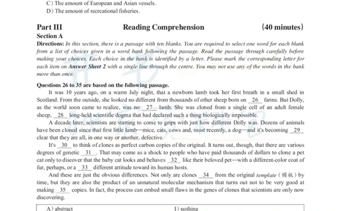 2014年12月大学英语6级真题及解析（卷三）(新题型)_英语四六级保存避免失效_最新更新，视频都在这_2026、6月四级速转存易和谐_四六级真题+资料包_六级真题_2007-2015年六级真题及答案解析