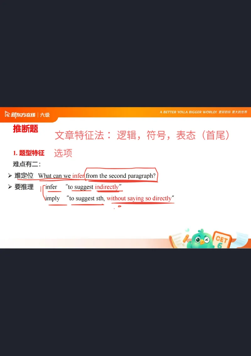 六级阅读第6课笔记_1759239447751_英语四六级保存避免失效_最新更新，视频都在这_2026，6月六级速转存易和谐_0、2025年12月六级_07.东方六级全程班陈志超_00.讲义_六级核心技巧讲解