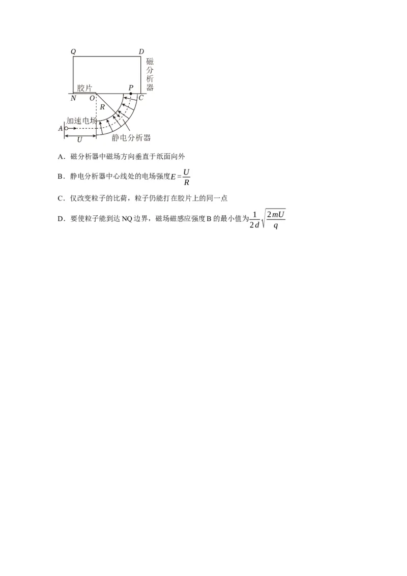 选择6磁场高频问题（原卷版）_04高考物理_2025年新高考资料_二轮复习_模型与方法2025届高考物理二轮复习热点题型归类340322924
