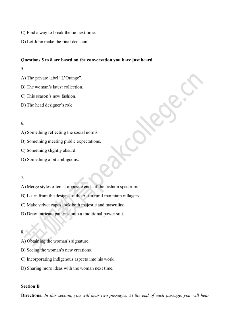 2025年6月六级真题卷二_英语四六级保存避免失效_最新更新，视频都在这_2026、6月四级速转存易和谐_新大学英语2025.6月4.6级真题_六级真题_01六级真题+答案解析+听力音频