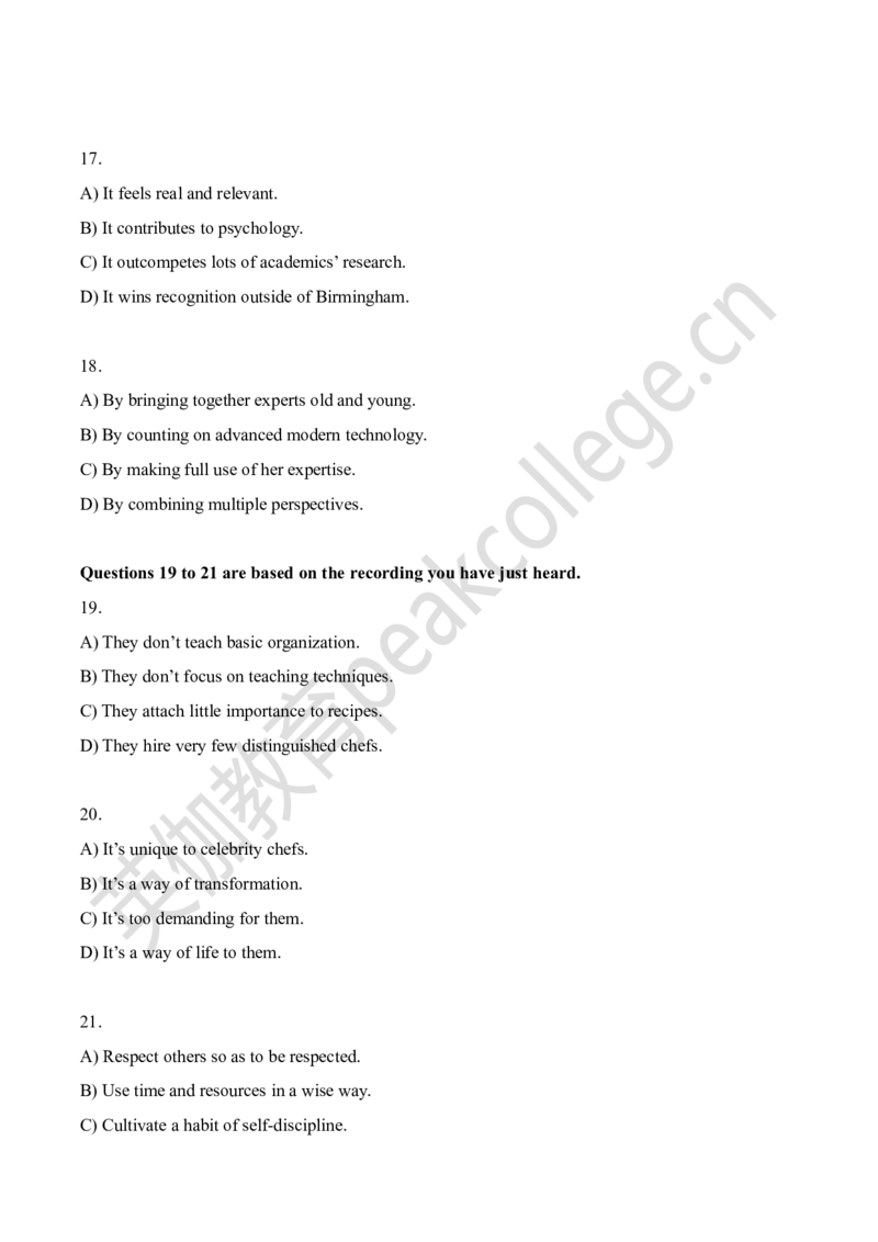 2025年6月六级真题卷二_英语四六级保存避免失效_最新更新，视频都在这_2026、6月四级速转存易和谐_新大学英语2025.6月4.6级真题_六级真题_01六级真题+答案解析+听力音频