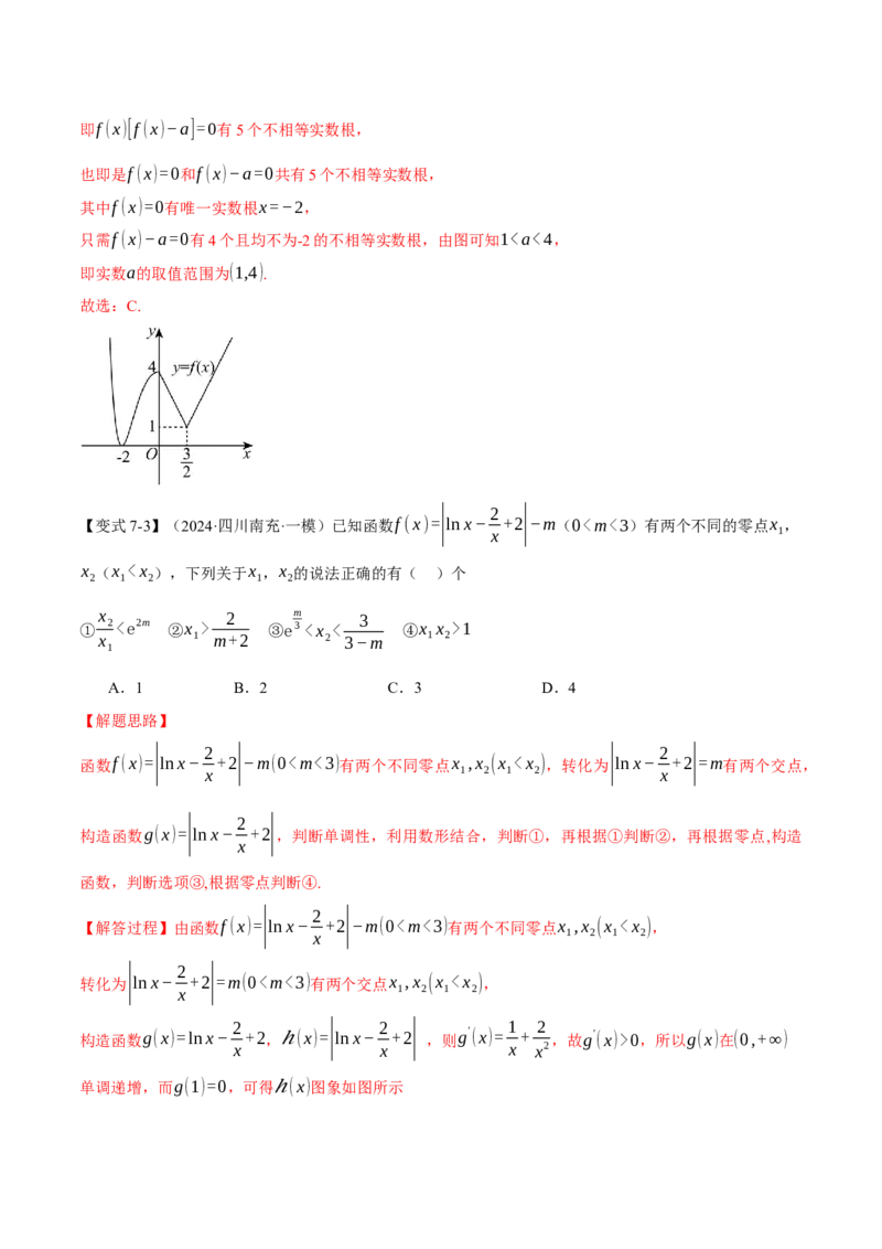 重难点08导数常考经典压轴小题全归类十大题型（举一反三）（新高考专用）（解析版）_2025年新高考资料_二轮复习_2025年高考数学二轮复习举一反三专练（新高考专用）3379928