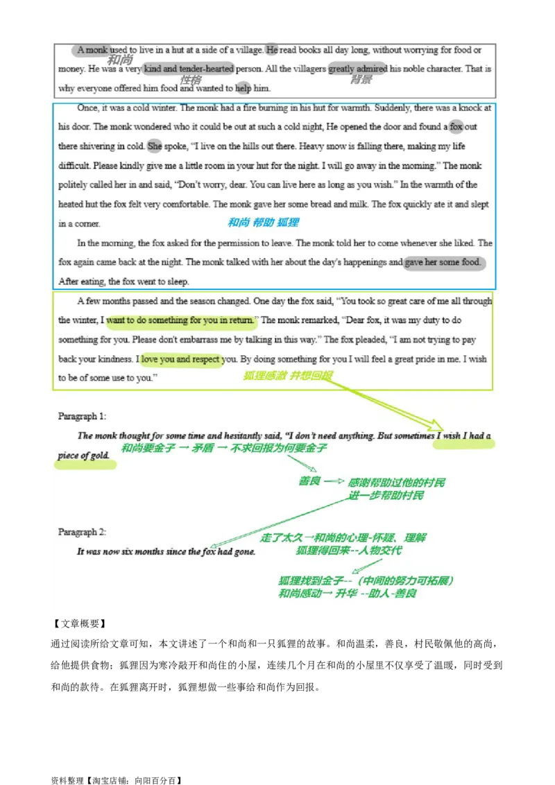 读后续写思维方向专练(04)-2024届高三英语一轮起航_03高考英语_新高考复习资料_2024年新高考资料_专项复习资料_读后续写思维专练-2024届高三英语大一轮复习作文起航