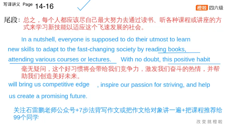 02.写作实训2：年轻人成长_英语四六级保存避免失效_最新更新，视频都在这_2026，6月六级速转存易和谐_0、2025年12月六级_06.橙啦六级全程班石雷鹏_03.真题技巧+专项带练_05.写作带练