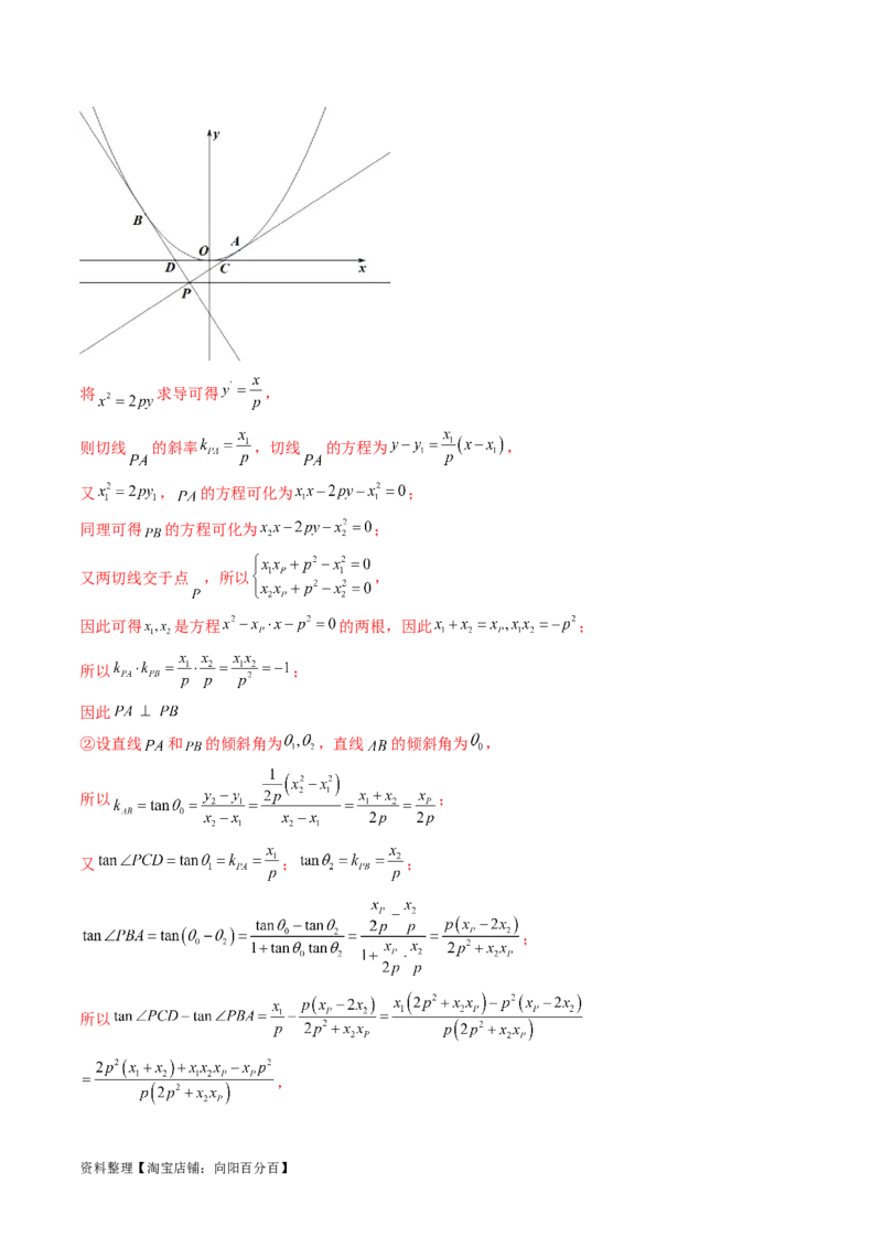 重难点突破12双切线问题的探究（六大题型）（解析版）_02高考数学_新高考复习资料_2024年新高考资料_一轮复习资料_完2024年高考数学一轮复习讲练测(课件+讲义+练习)（新高考）