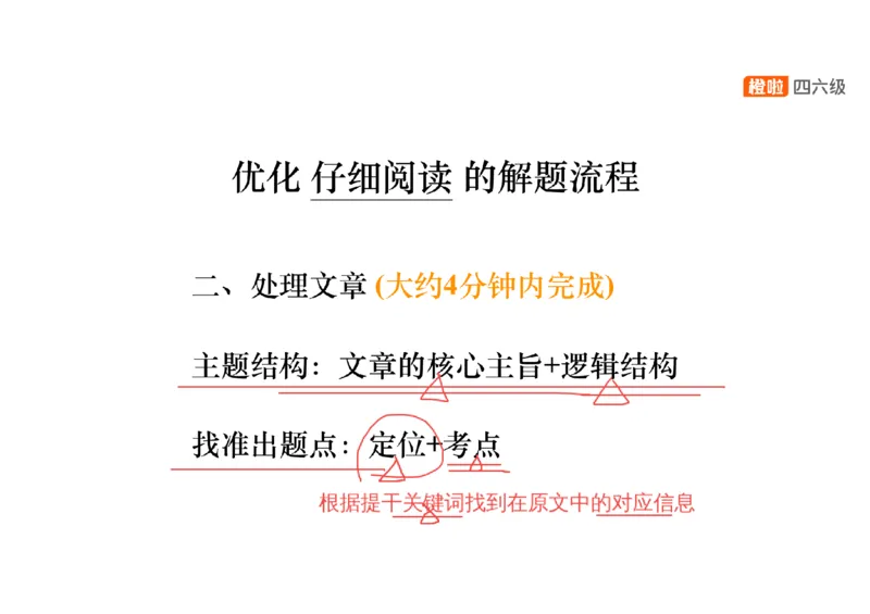 02.阅读精讲精练2_英语四六级保存避免失效_最新更新，视频都在这_2026、6月四级速转存易和谐_0、2025年12月四级_06.橙啦四级全程班石雷鹏_03.解题技巧+专项带练_03.阅读精讲精练_资料