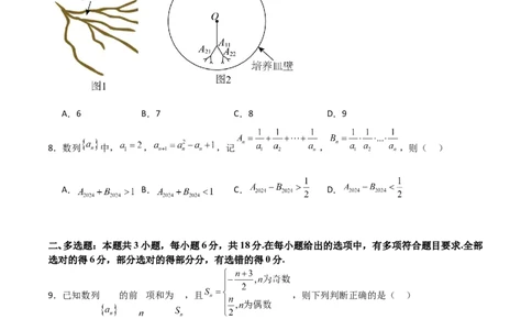 高考仿真重难点训练08数列（原卷版）_2025年新高考资料_一轮复习_2025年高考数学一轮复习《重难点题型与知识梳理&bull;高分突破》（新高考专用）