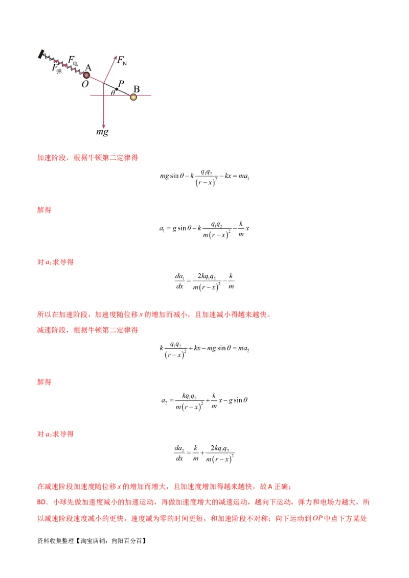 考点巩固卷09牛顿第二定律的理解和应用（解析版）_04高考物理_新高考复习资料_2024新高考复习资料_一轮复习资料_完2024年高考物理一轮复习考点通关卷（新高考通用）_考点巩固卷