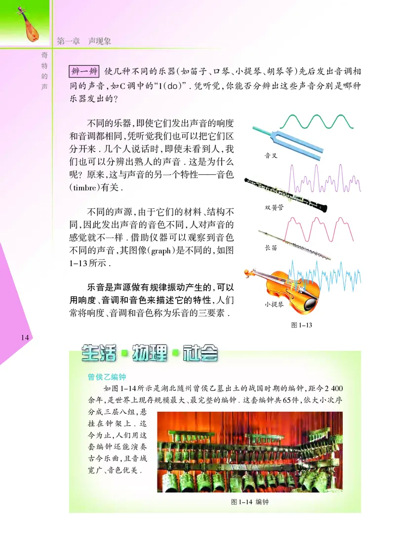 义务教育教科书&middot;物理八年级上册_8上-初中物理苏科版(4)_赠送：旧版资料（和新版好多一样，仍具有很大参考价值）_06电子课本