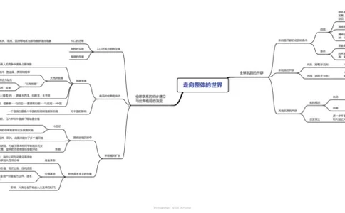 走向整体的世界（思维导图）_07高考历史_新高考复习资料_2023年新高考复习资料_2023年高考历史一轮复习讲练测（新高考专用）_世界史