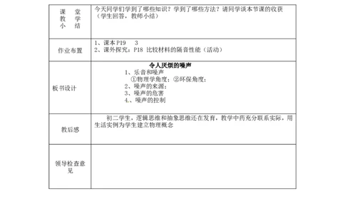 苏科初中物理八上《1.3噪声及其控制》word教案(3)_8上-初中物理苏科版(4)_赠送：旧版资料（和新版好多一样，仍具有很大参考价值）_02教案
