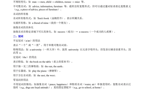 重难语法练01名词冠词介词代词及其它（原题版）_2025年新高考资料_二轮复习_01高考语文等多个文件_2025年高考英语二轮热点题型归纳与变式演练（新高考通用）_第四部分重点语法