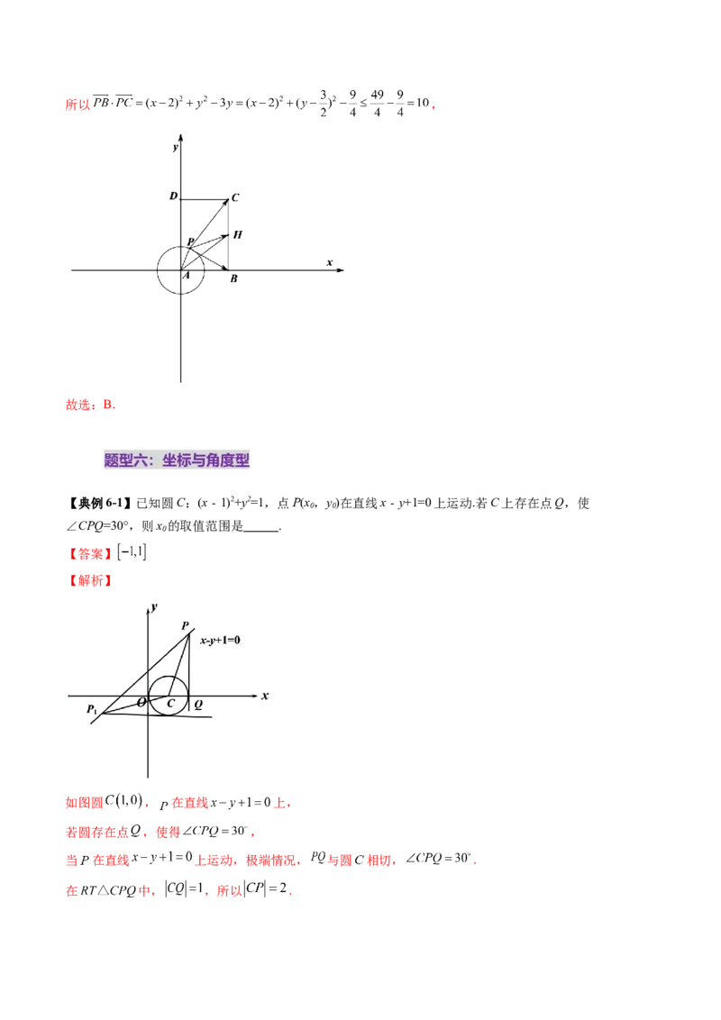 重难点突破01圆中的范围与最值问题（八大题型）（解析版）_2025年新高考资料_一轮复习_2025年高考数学一轮复习讲练测（新教材新高考，含2024高考真题）_第八章平面解析几何
